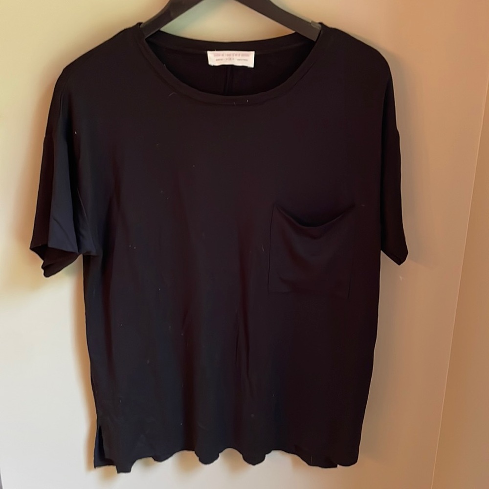 Basic black tee